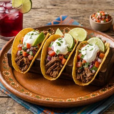 Tacos con Carne